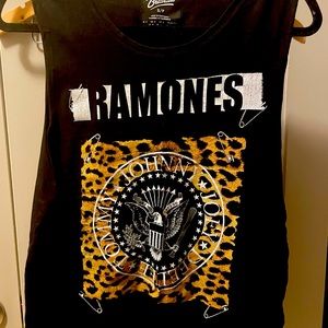 Vintage, Ramones shirt, sleeveless, never worn, size small.
